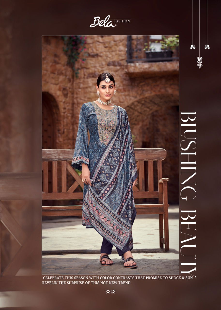  Bela Libaas Heavy Designer Wear Wholesale Printed Salwar Suits Catalog